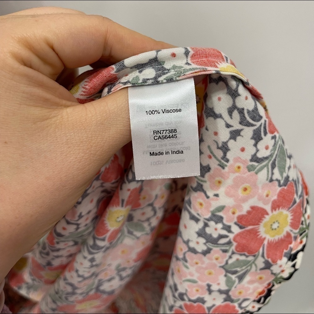 J. Crew True Wrap Floral Midi Dress J4557 - Picture 5 of 8